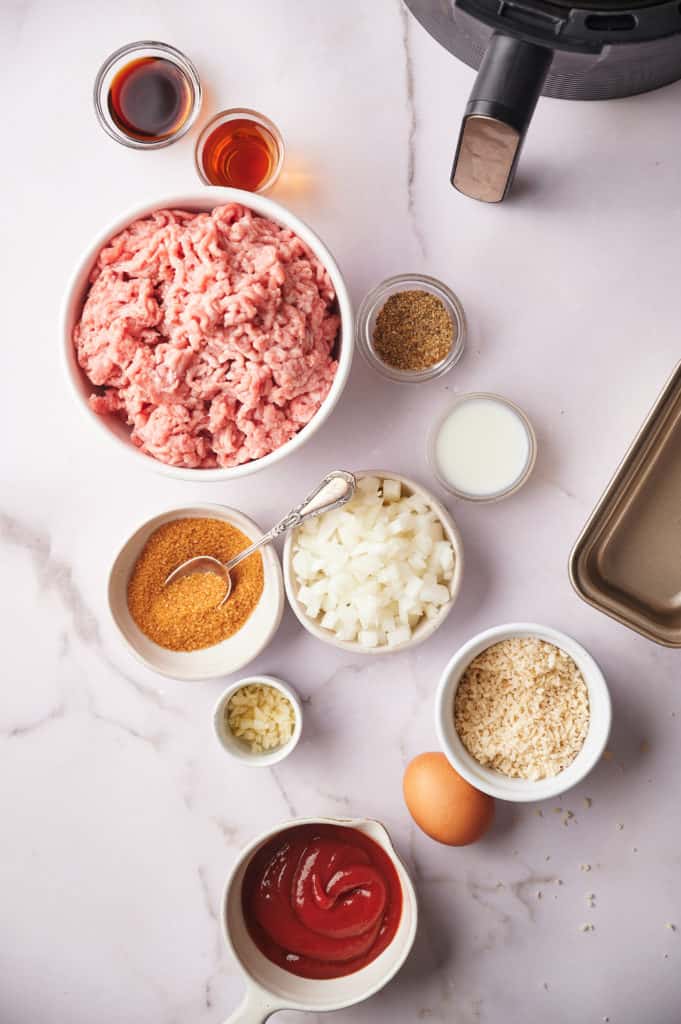 Ingredients Needed For Air Fryer Mini Meatloaf Recipe