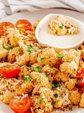 Air Fryer Cauliflower with Tomatoes is a quick, flavorful side dish featuring tender cauliflower florets roasted to perfection alongside juicy, caramelized tomatoes. Ready in minutes, it’s a healthy and colorful addition to any meal.
