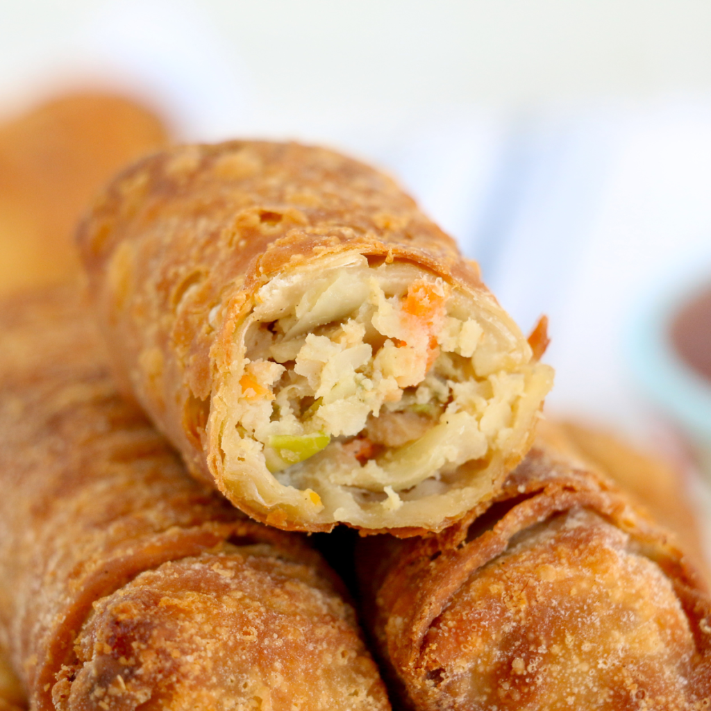 Air Fryer Chung's Frozen Egg Rolls