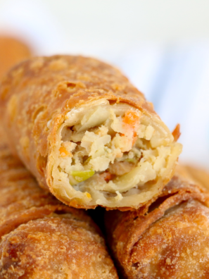 Air Fryer Chung's Frozen Egg Rolls