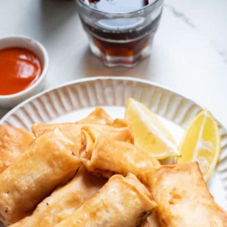 Air Fryer Copycat Panda Express Chicken Egg Rolls