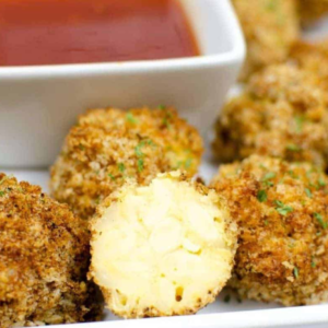 Air Fryer Mac & Cheese Bites