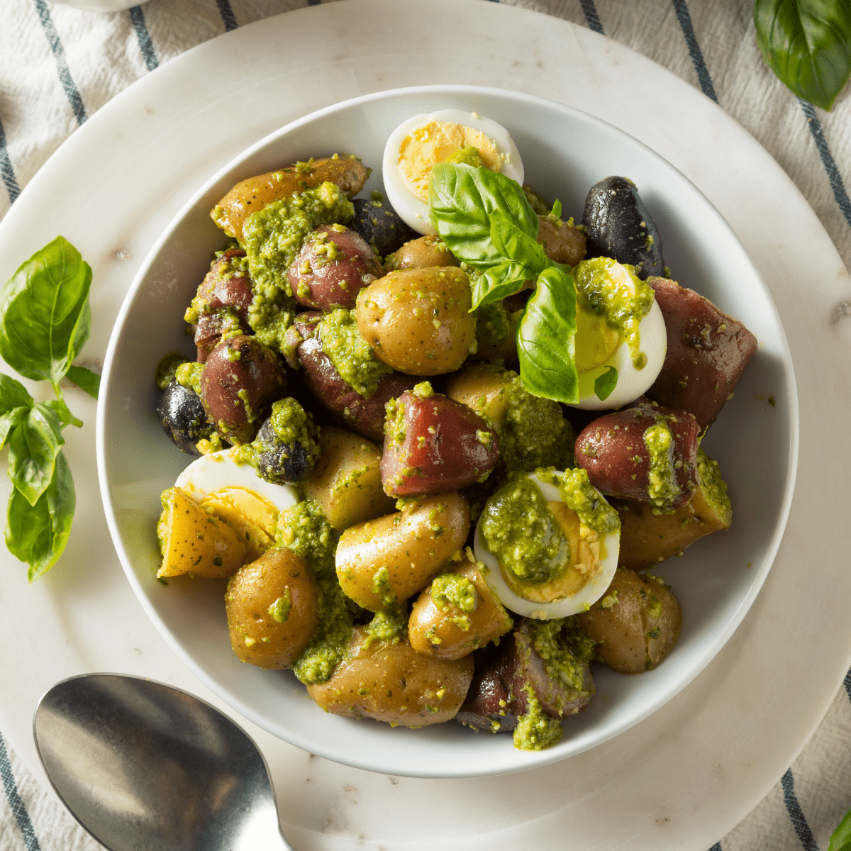 Air Fryer Pesto Potatoes