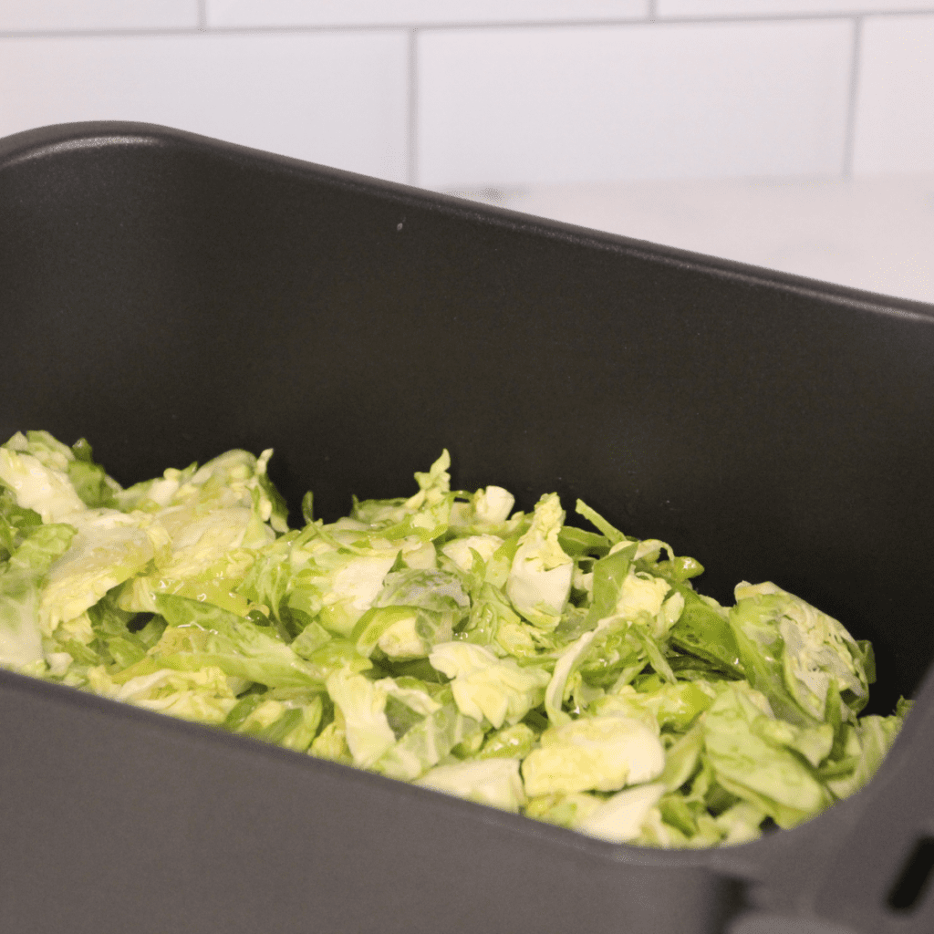 Air Fryer Shredded Brussels Sprouts