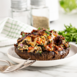 Air Fryer Stuffed Porobello Mushrooms