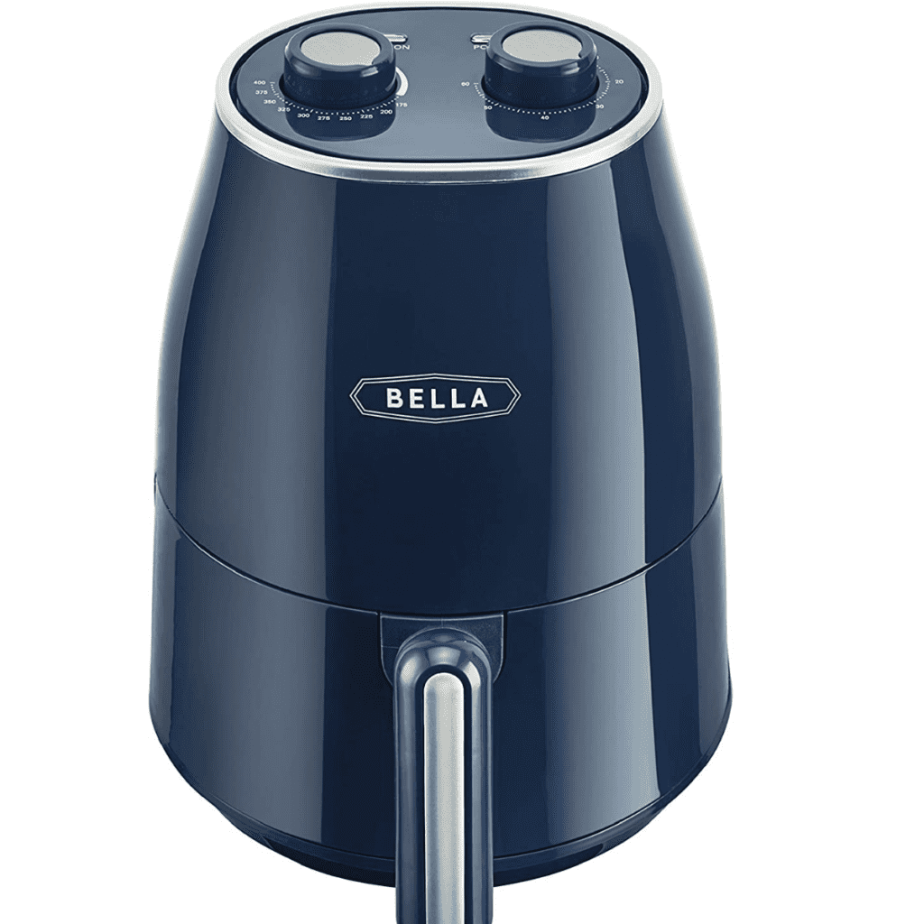 BELLA Air Convection Fryer, Healthy No-Oil Frying & Cooking, Removeable Dishwasher Safe Pan and Crisping Tray, Hassle-Free Temperature & Timer...