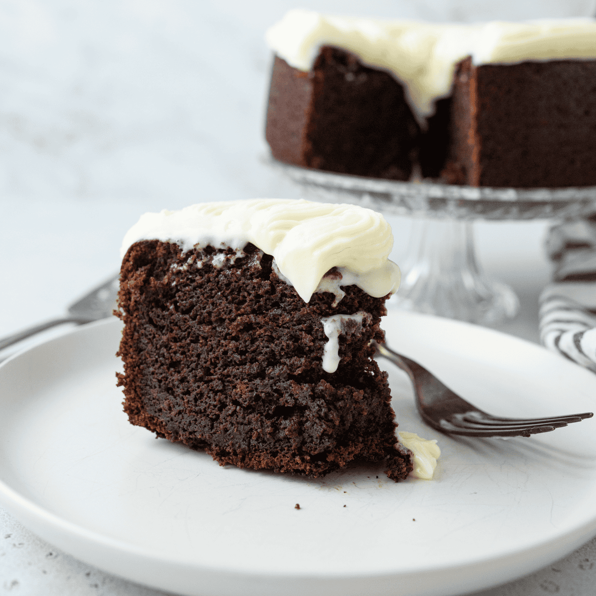 Air Fryer Guinness Chocolate Cake