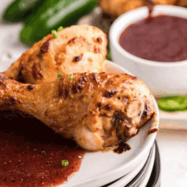 Easy Air Fryer Honey Mustard Chicken Legs