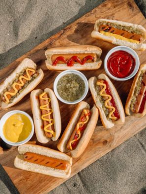 Sauerkraut Hot Dogs In Air Fryer
