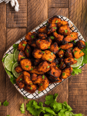 Air Fryer BBQ Chicken Bites