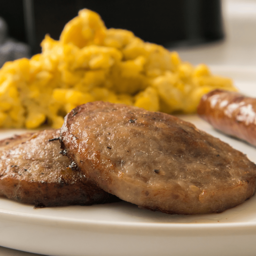 Air Fryer Frozen Sausage Patties