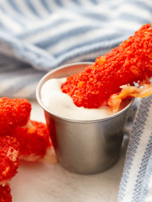Air-Fryer-Spicy-Mozzarella-Sticks