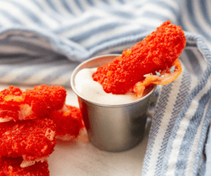 Air-Fryer-Spicy-Mozzarella-Sticks