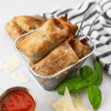 Air Fryer Spinach Mozzarella Sticks