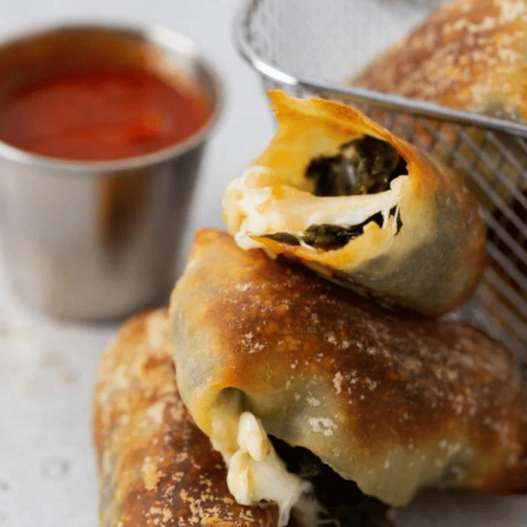 Air Fryer Spinach Mozzarella Sticks (5)