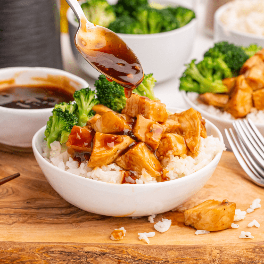 Air Fryer Teriyaki Bowl
