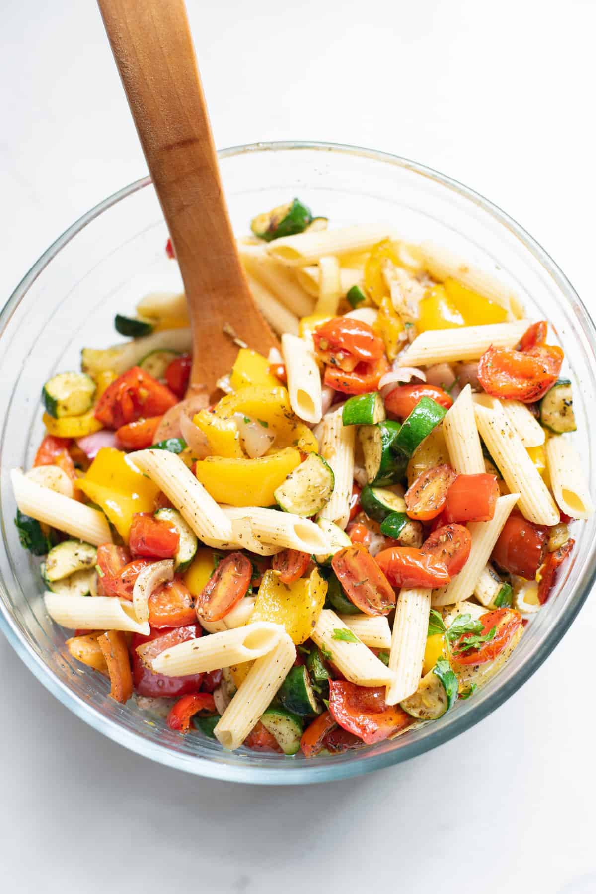 Air Fryer Pasta Salad