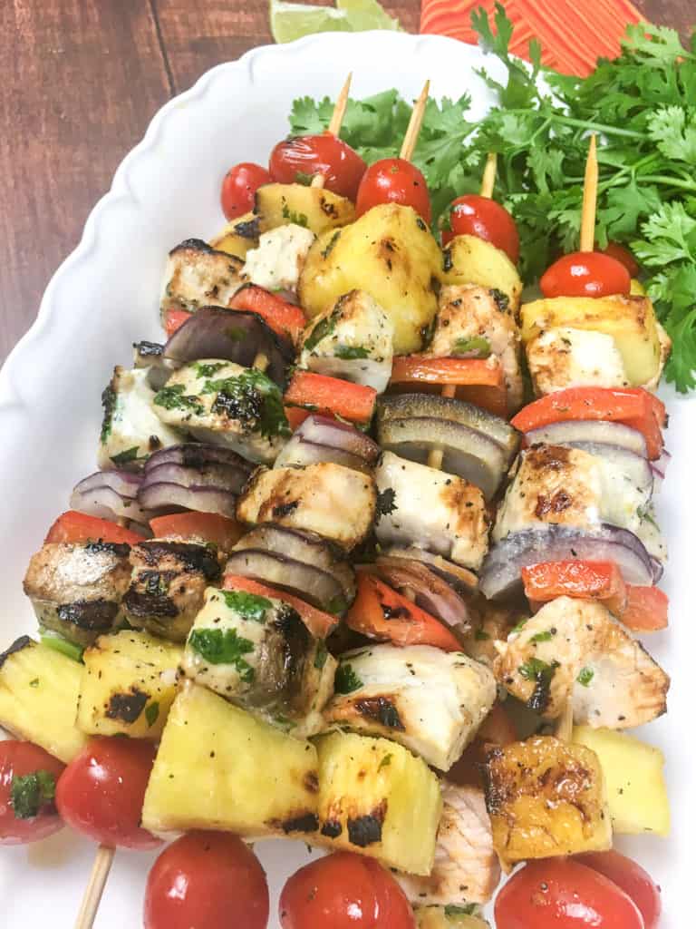 Swordfish on plate