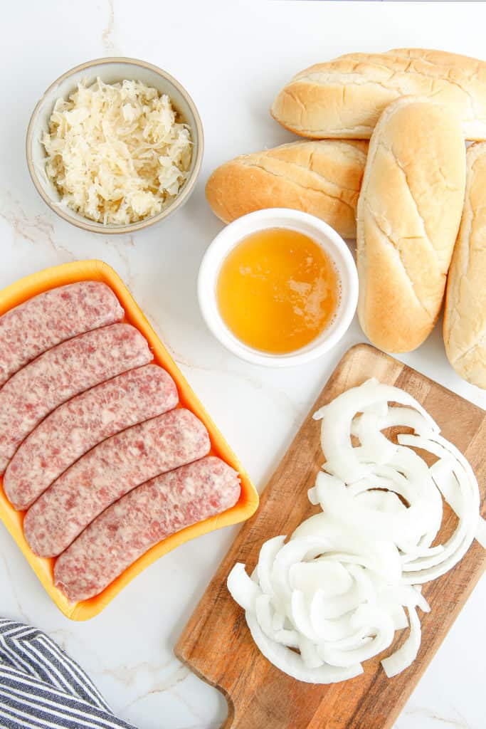 Air Fry Frozen Brats Ingredients