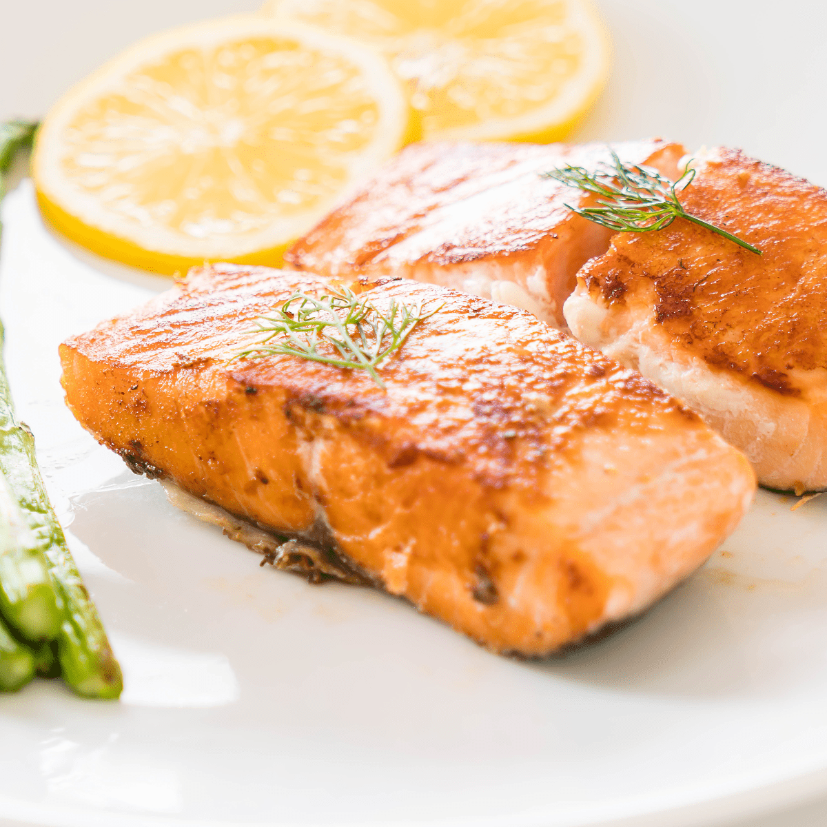 Air Fryer Lemon Dijon Salmon