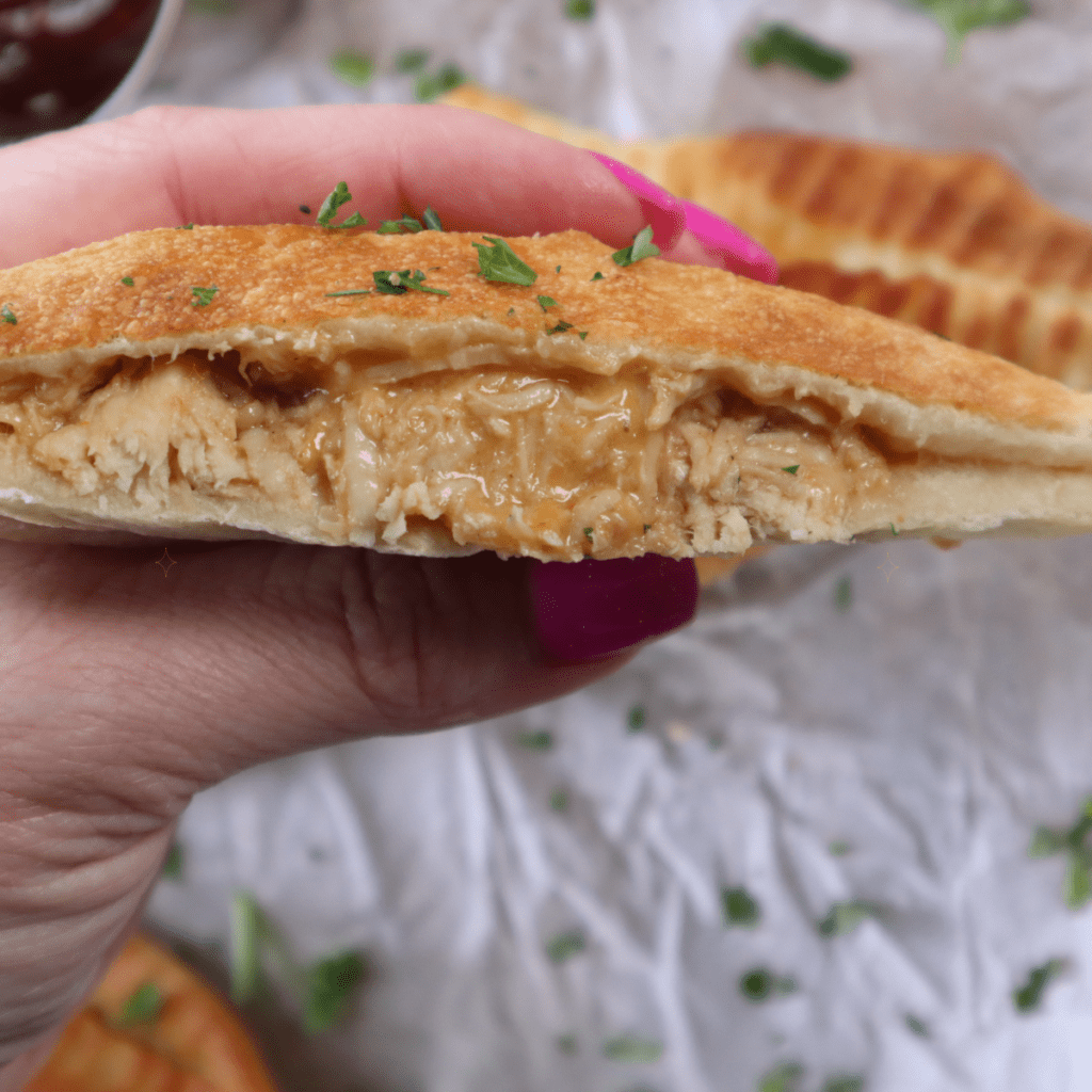 Air Fryer Barbecue Chicken Crescents
