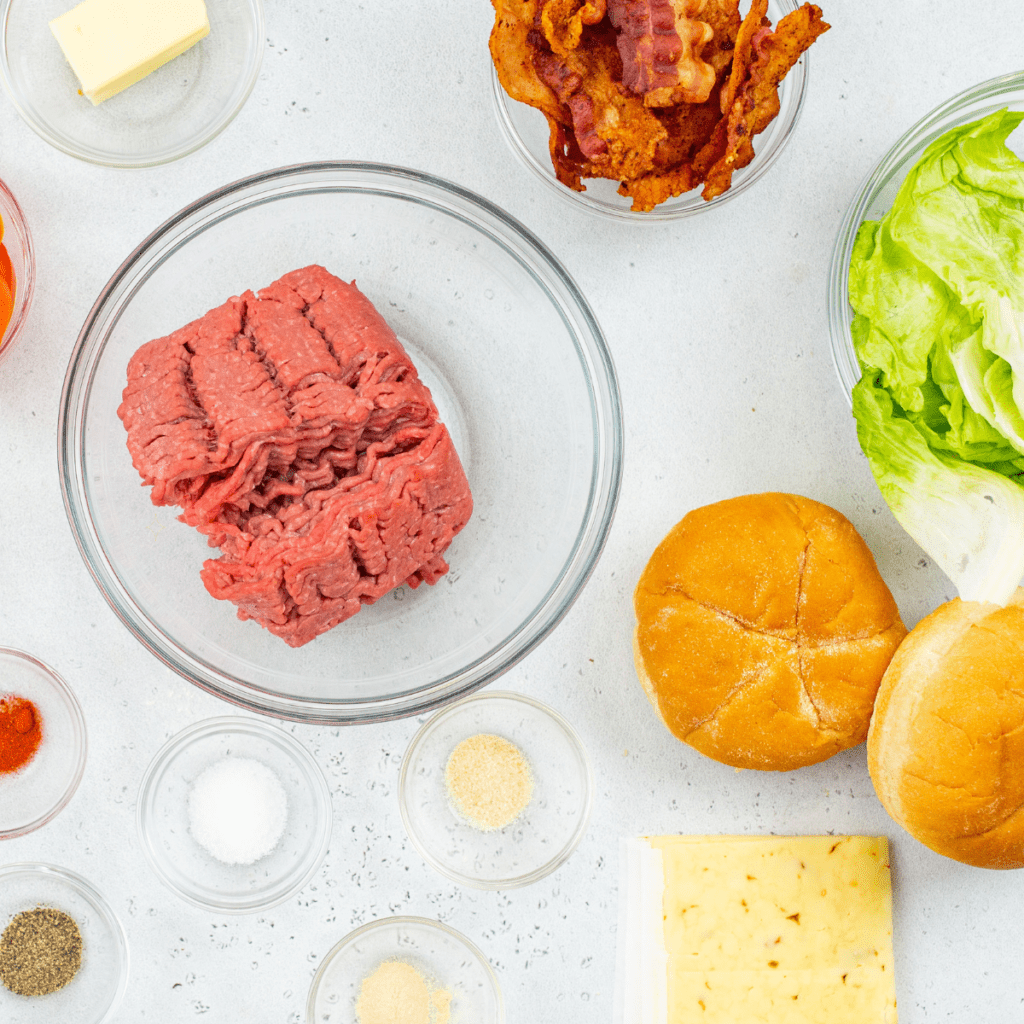 Ingredients Needed For Air Fryer Bison Burger Recipe