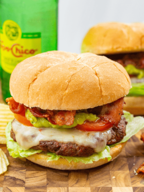 Air Fryer Bison Burgers