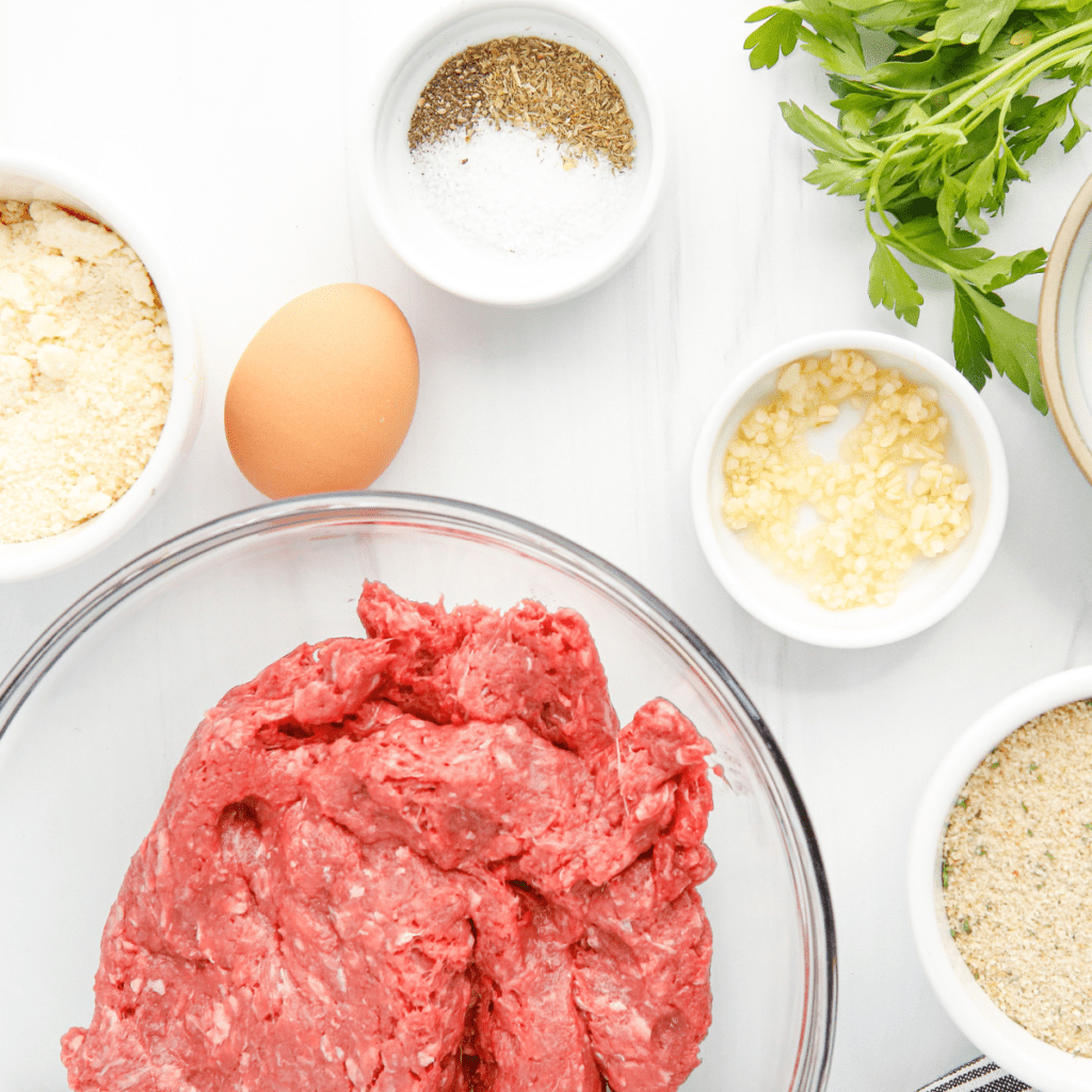 Air Fryer Bison Meatballs