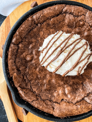 Air Fryer Chocolate Nutella Brownies