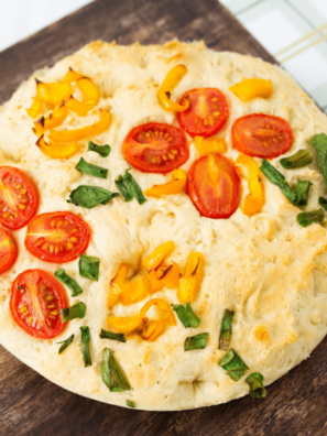 Air Fryer Garden Focaccia