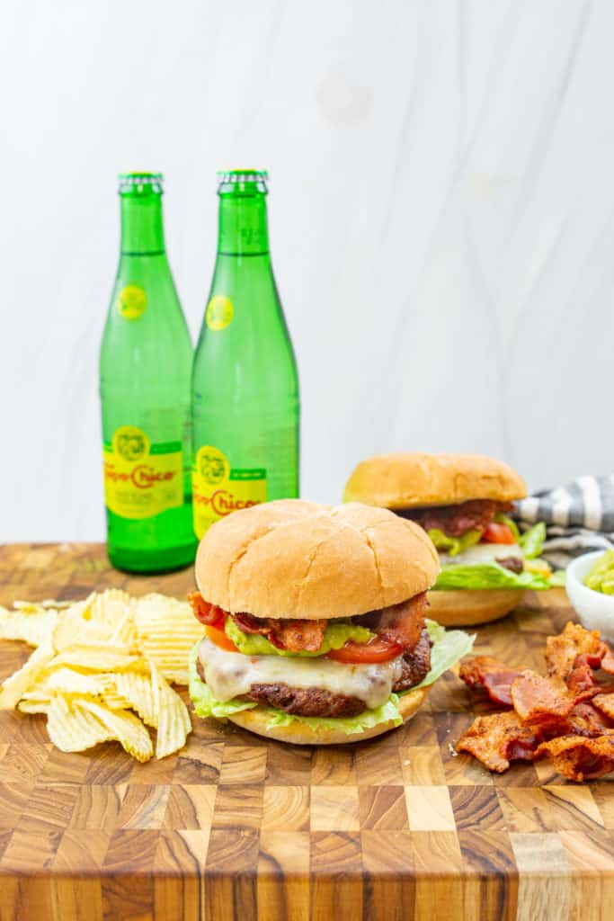 Air Fryer Bison Burgers