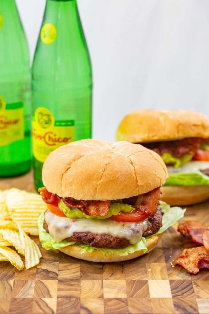 Air Fryer Bison Burgers