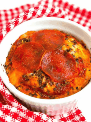 Air Fryer Mug Pizza
