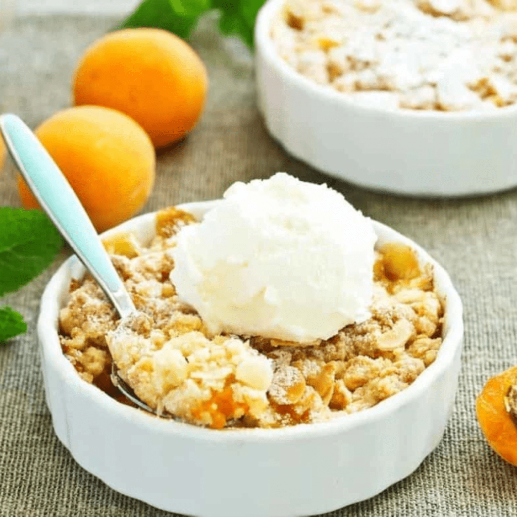 Air-Fryer-Peach-Cobbler