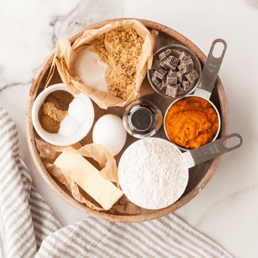 Ingredients Needed For Air Fryer Pumpkin Cake​