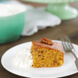 Air Fryer Pumpkin Cake
