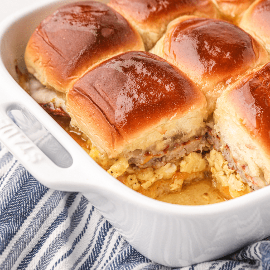 Air Fryer Breakfast Slider