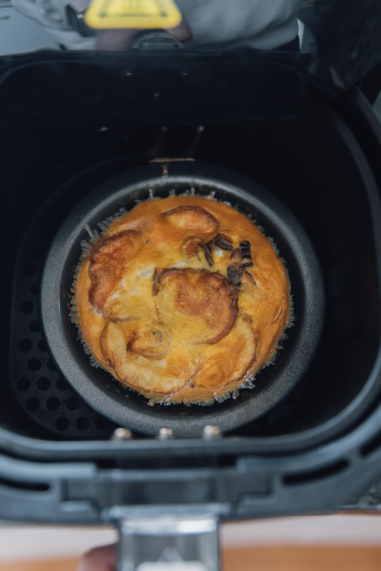 Air fryer Spanish tortilla recipe — easy no-flip tortilla española