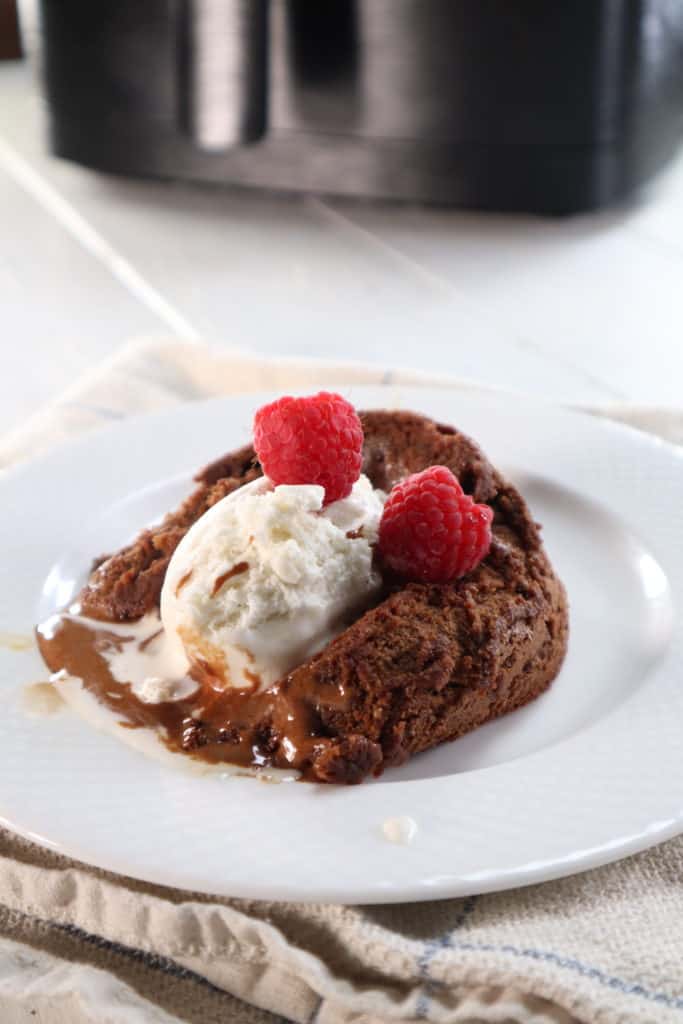 Air Fryer Chocolate Lava Cakes