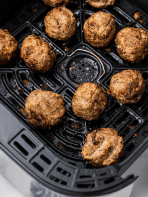 Air Fryer Lamb Meatballs