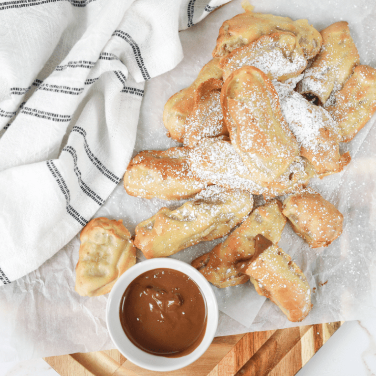 Air Fryer Banana Pancake Dippers