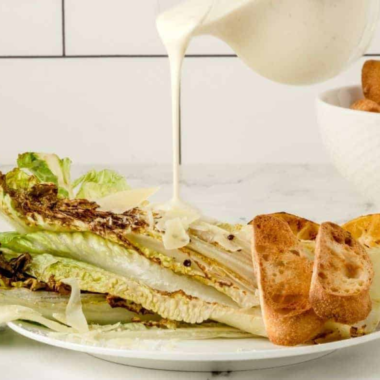 air fryer grilled caesar salad