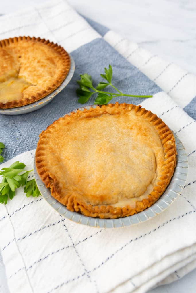 To elevate your Air Fryer Frozen Beef Pot Pie experience, consider these professional tips. These suggestions will help you achieve the best results, ensuring a deliciously cooked pot pie every time:
Avoid Thawing the Pot Pie: Cook it straight from frozen. Thawing can affect the texture of the crust, making it less crispy after cooking.
Preheat Your Air Fryer: This step is crucial for even cooking. A preheated air fryer ensures that the pot pie starts cooking immediately, contributing to a crispier crust.
Use Aluminum Foil Wisely: If the crust is browning too quickly, lightly cover the top of the pot pie with aluminum foil. This prevents the crust from burning while the rest of the pie cooks through.
Don't Overcrowd the Air Fryer: Cook one pot pie at a time to allow for proper air circulation. This ensures the crust cooks evenly and becomes perfectly flaky.
Check the Internal Temperature: For food safety and best results, ensure the center of the pot pie reaches 165°F (74°C). Use a food thermometer for accuracy.
Let It Rest Before Serving: After cooking, let the pot pie rest for a few minutes. This allows the filling to set and makes it easier to cut and serve.
Adjust Cooking Time as Needed: Depending on your air fryer model and the size of the pot pie, cooking times may vary. Keep an eye on your pot pie during the final minutes of cooking.
Use the Right Dish (If Needed): If your pot pie doesn’t come in a foil dish, use a small, air fryer-safe dish to hold the pie during cooking.
Keep It Crispy: To maintain the crispiness of the crust, serve the pot pie immediately after it's done cooking.
Experiment with Settings: If your air fryer has different cooking modes, experiment to find the best setting for your pot pie. Often, the 'bake' setting works well.
By following these tips, you'll enhance the quality and enjoyment of your air fryer beef pot pie, turning a simple frozen meal into a gourmet experience.