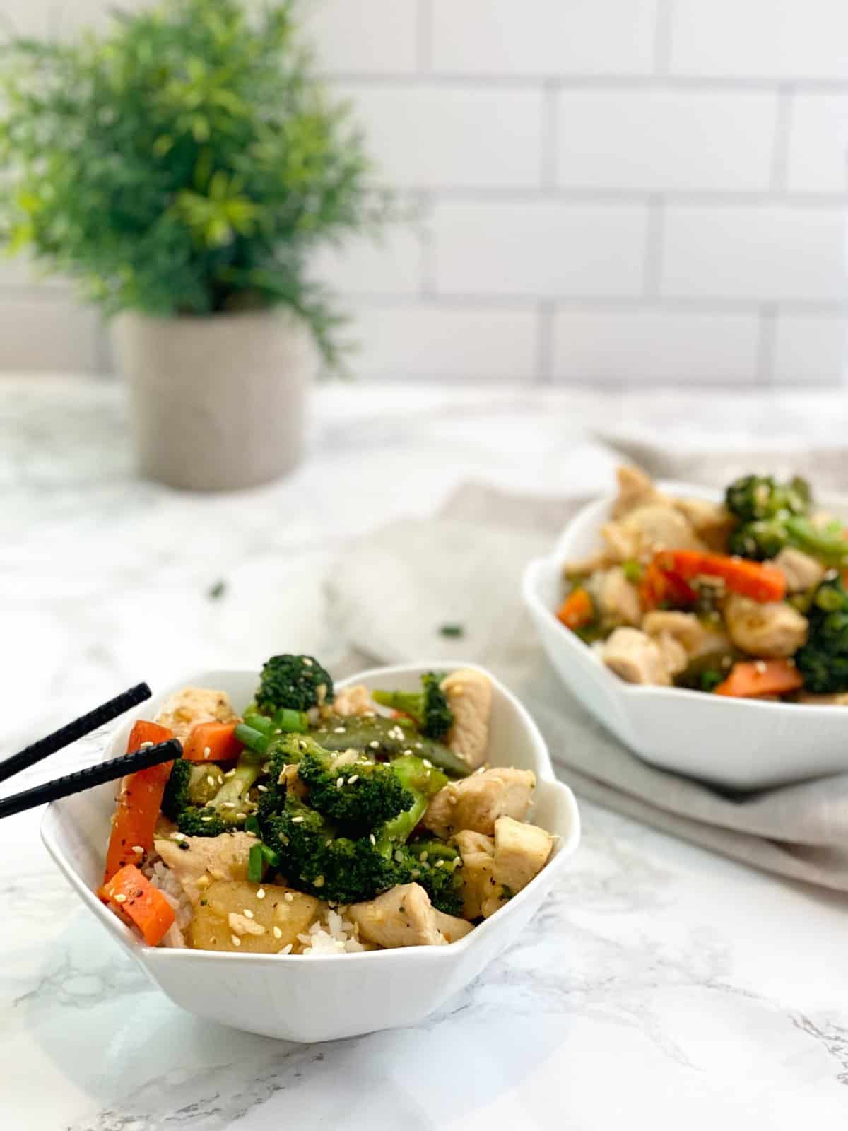 Blackstone Chicken Stir Fry