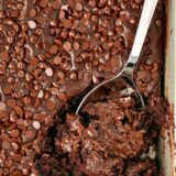 Easy Air Fryer Chocolate Dump Cake (5 Ingredients)