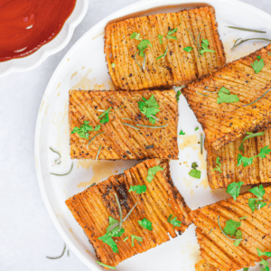 Air Fryer Accordion Potatoes