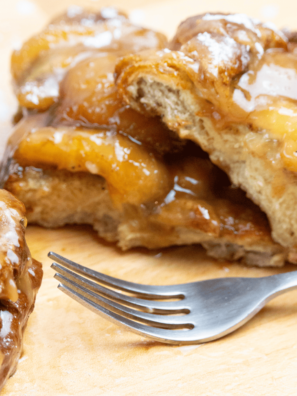 Air Fryer Bananas Foster French Toast