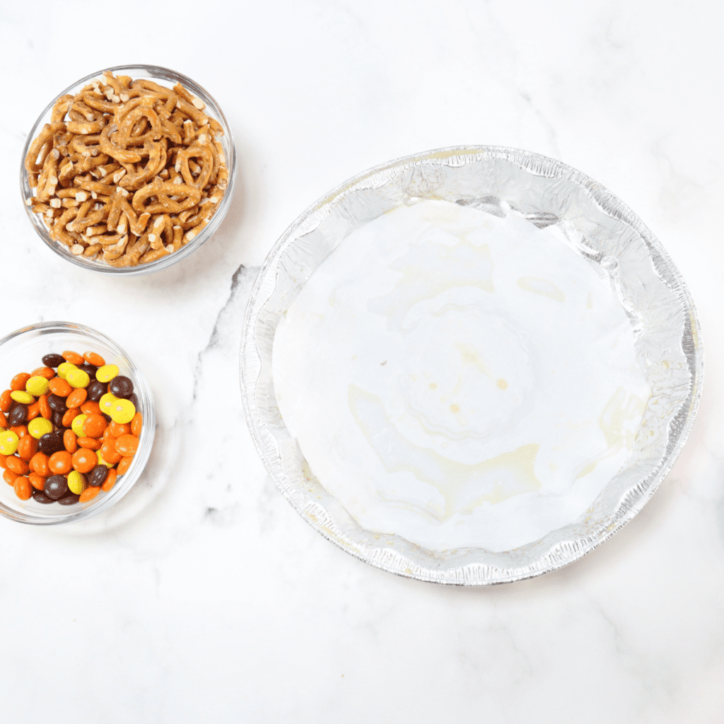 Spray the baking pan with cooking spray.