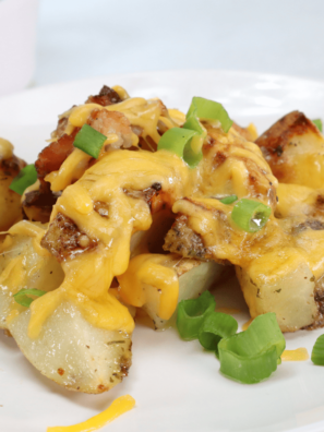 Air Fryer Cheesy Ranch Potatoes Recipe