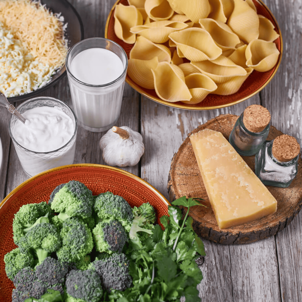 Ingredients Needed For Air Fryer Chicken Alfredo Stuffed Shells